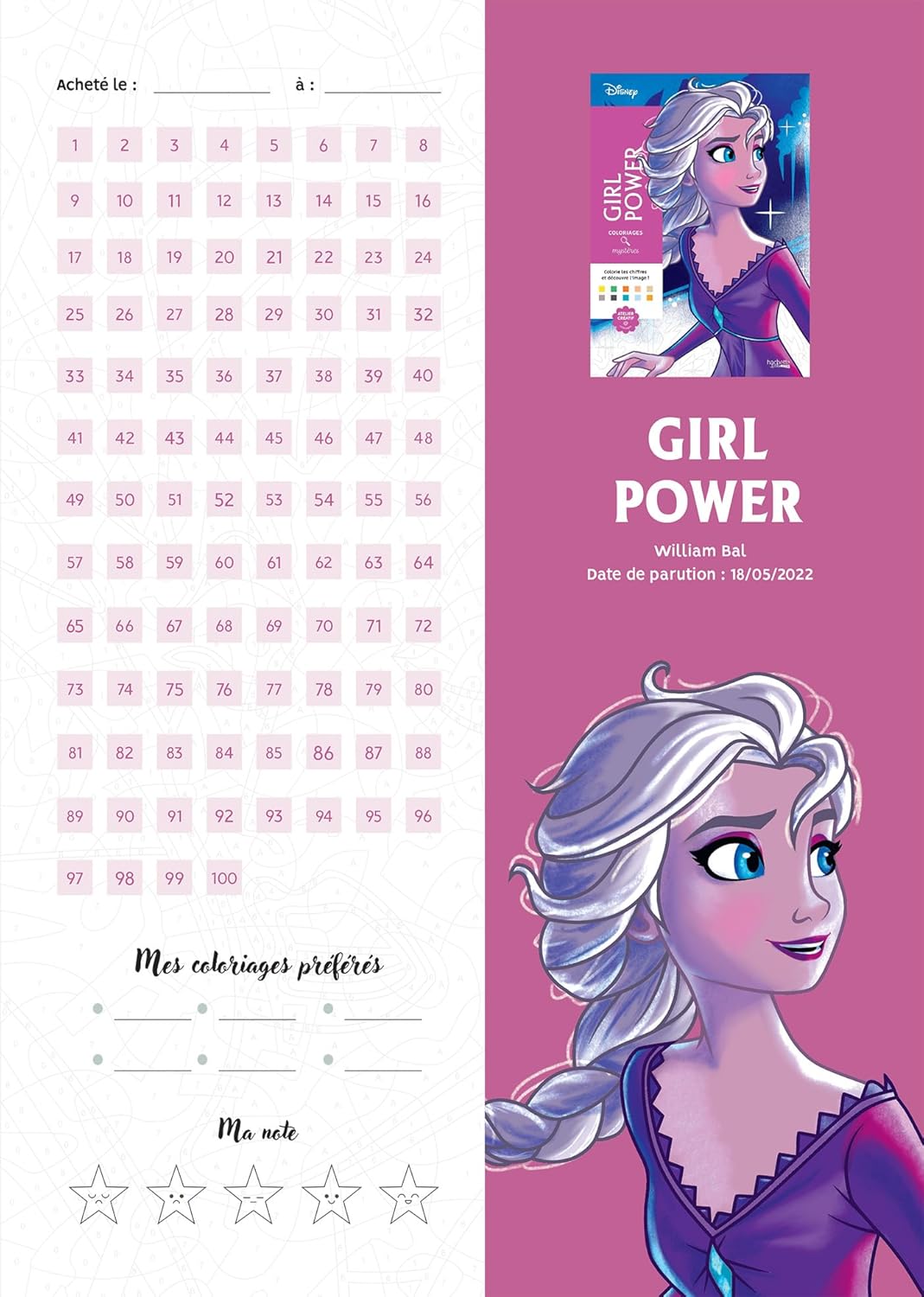Livre compagnon - Les trackers de coloriages mystères Disney