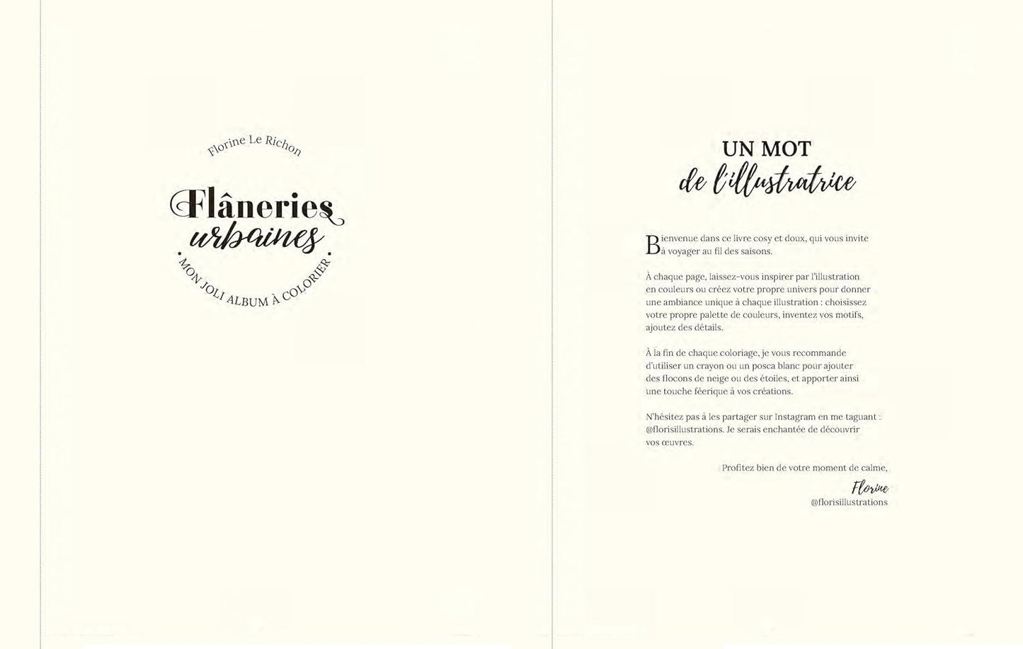 Flâneries urbaines : un beau livre à colorier