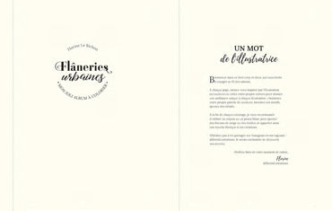 Flâneries urbaines : un beau livre à colorier