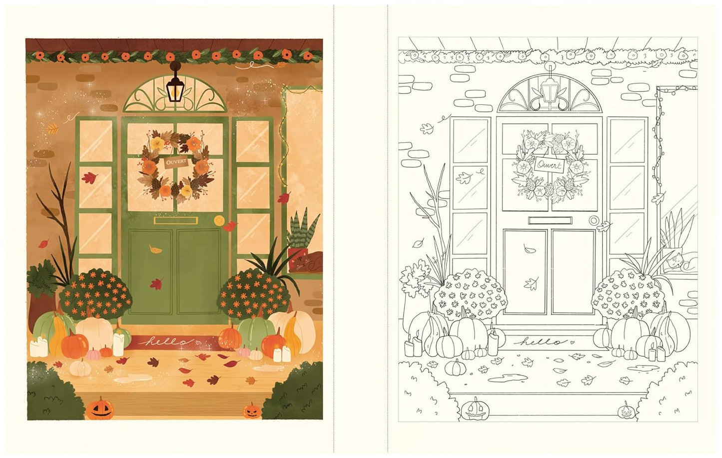 Flâneries urbaines : un beau livre à colorier