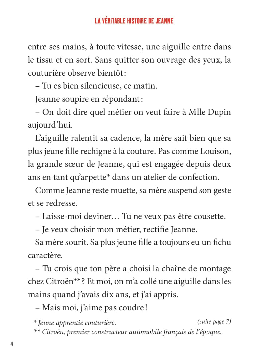 La véritable histoire de Jeanne qui manifesta pour les droits des femmes