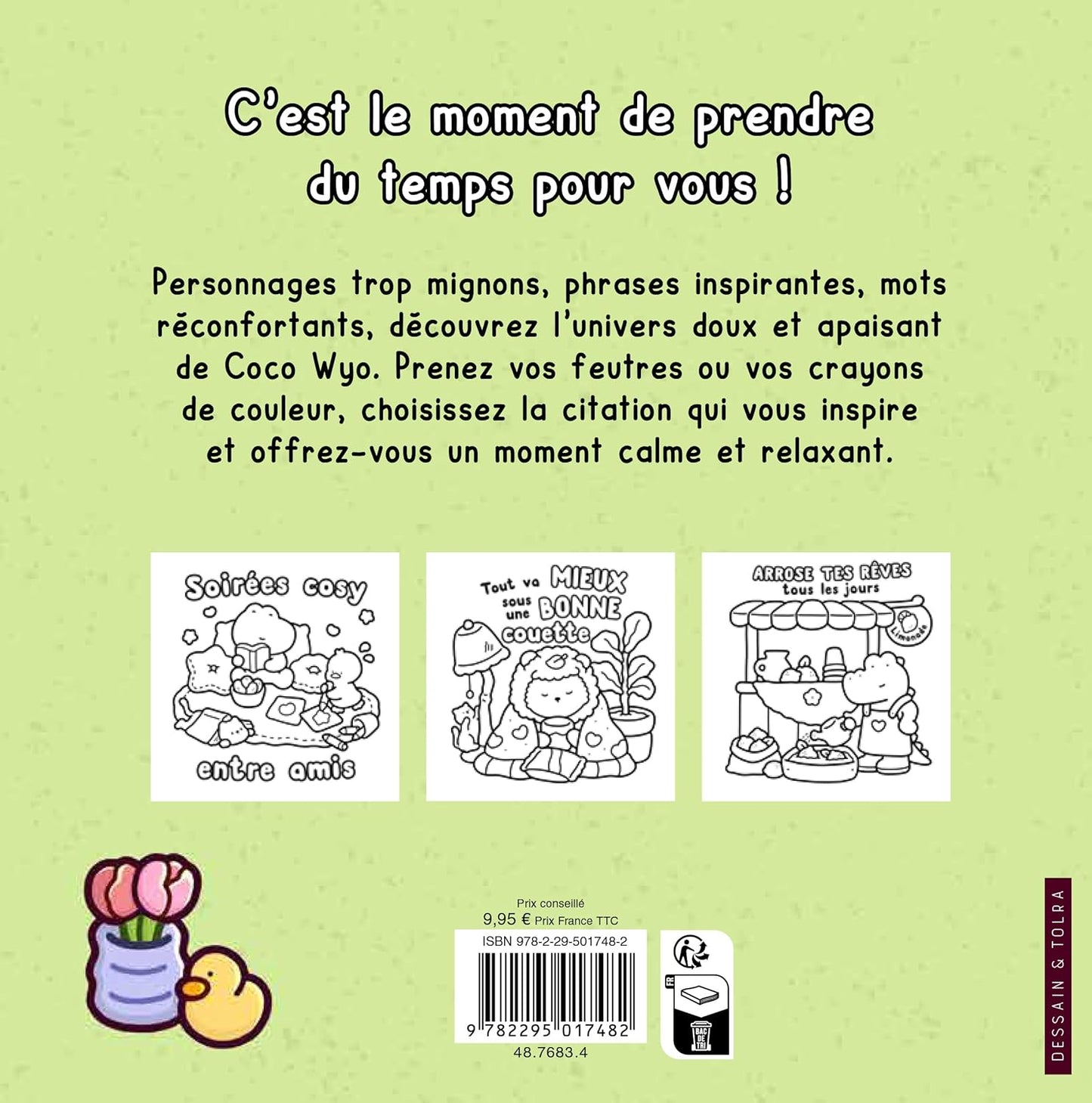 Petits mots cosy - Coco Wyo - Coloriages mignons et cocooning - Cosy colo