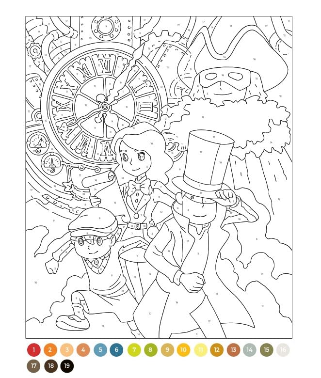 Coloriages par numéro - Jeux vidéo