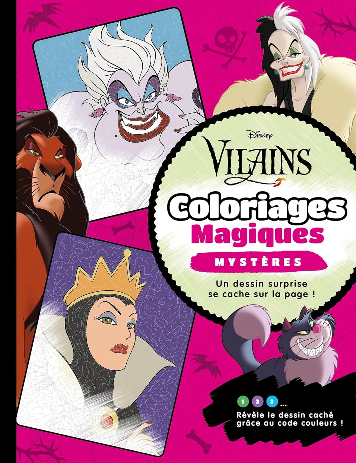 DISNEY - Coloriages Magiques - Mystères - Vilains