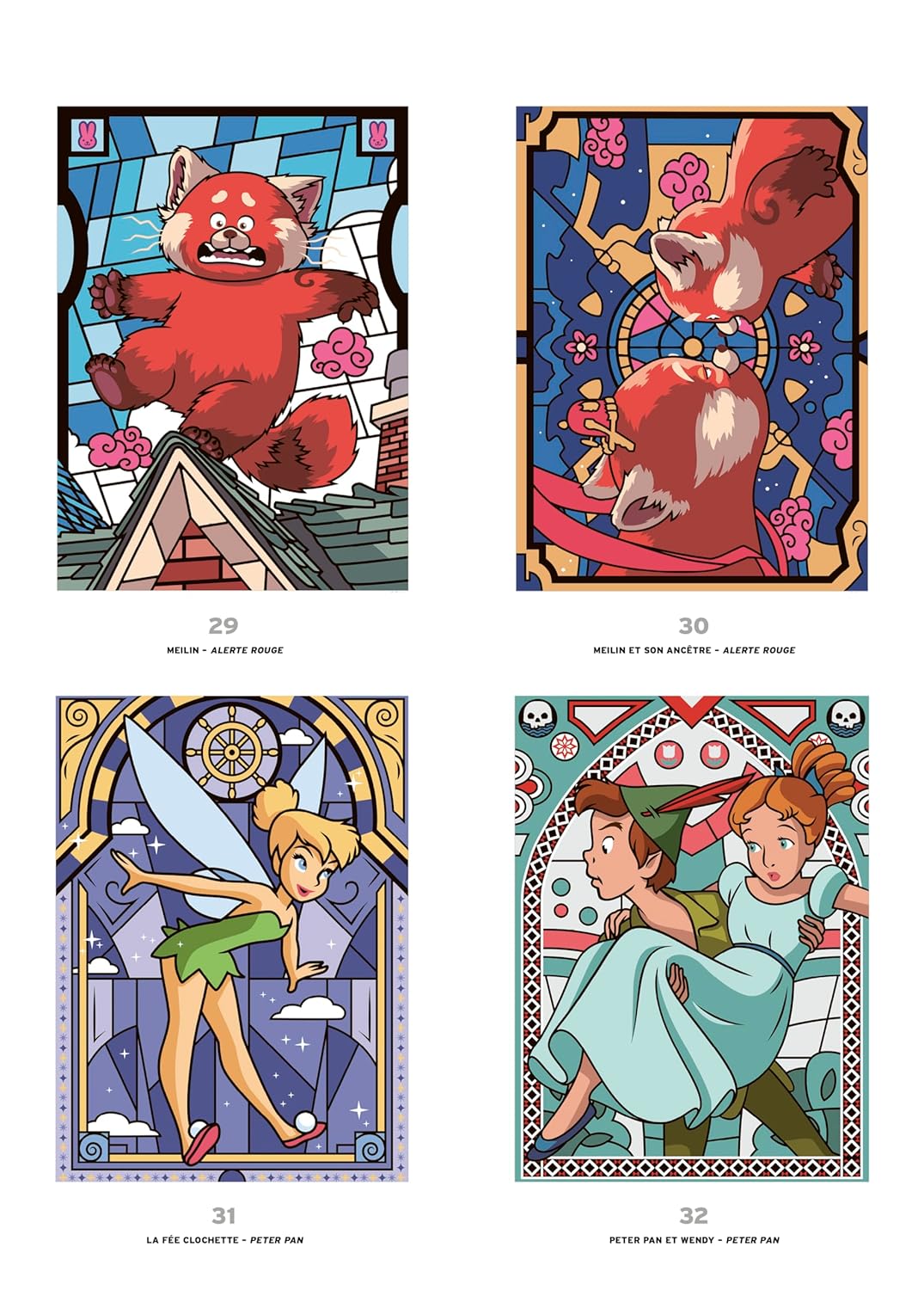 Coloriages mystères Disney - Vitraux Tome 2