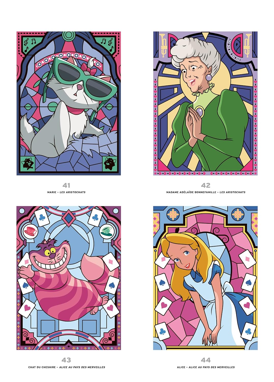 Coloriages mystères Disney - Vitraux Tome 2
