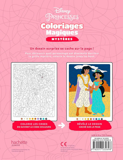 DISNEY PRINCESSES - Mes Coloriages Magiques - Mystères (7+) - Love Stories