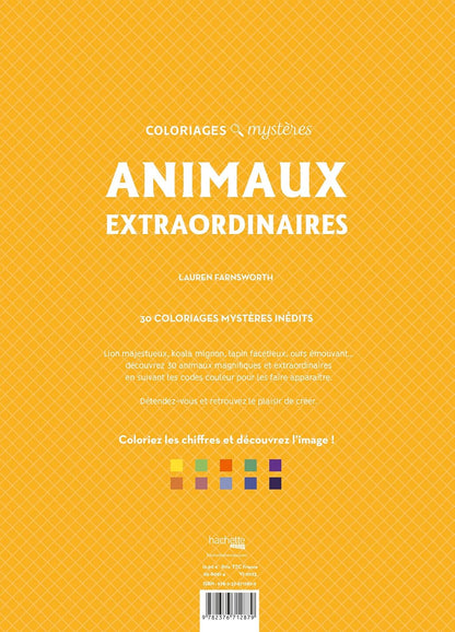 Coloriages mystères - Animaux extraordinaires
