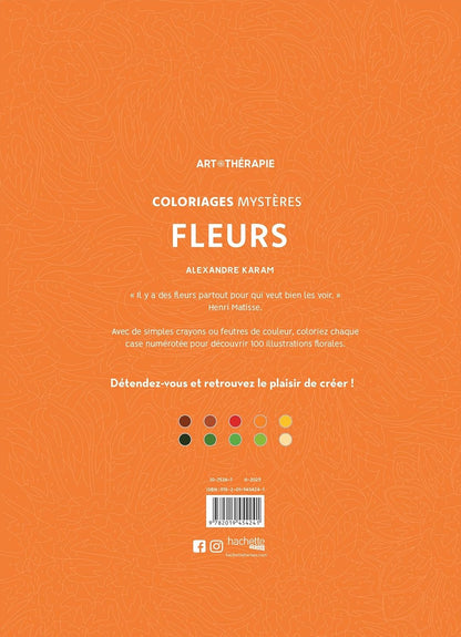Coloriages mystères - Fleurs