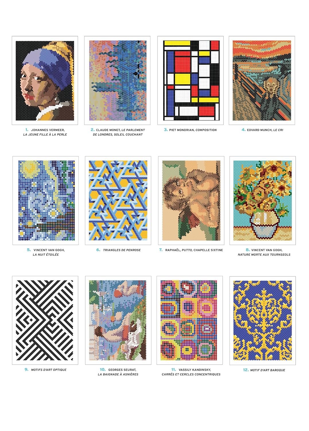 Coloriages mystères - Tableaux de Maîtres