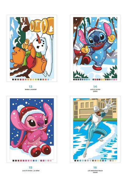 Coloriages mystères Disney - Hiver