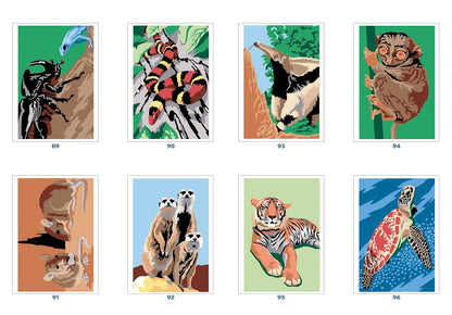 Coloriages mystères - Animaux du monde