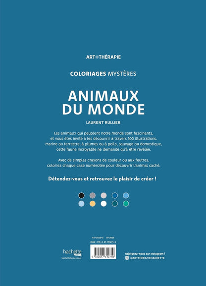 Coloriages mystères - Animaux du monde