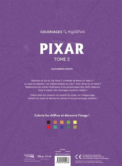 Coloriages mystères Disney - Pixar Tome 2