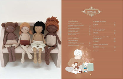 Adorables poupées au crochet - Modèles à personnaliser et garde-robe