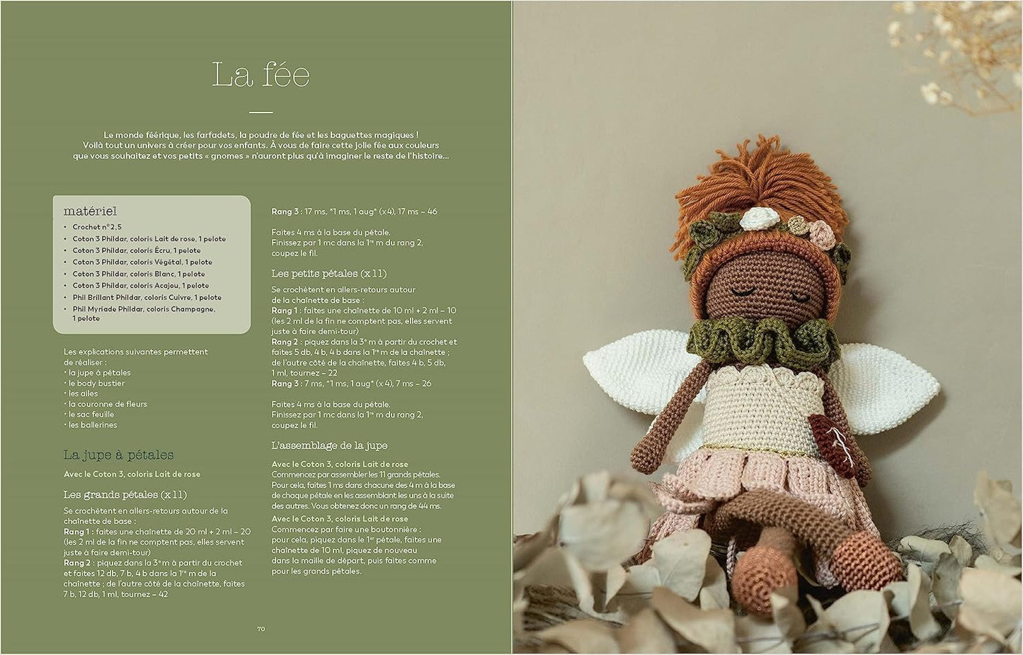 Adorables poupées au crochet - Modèles à personnaliser et garde-robe