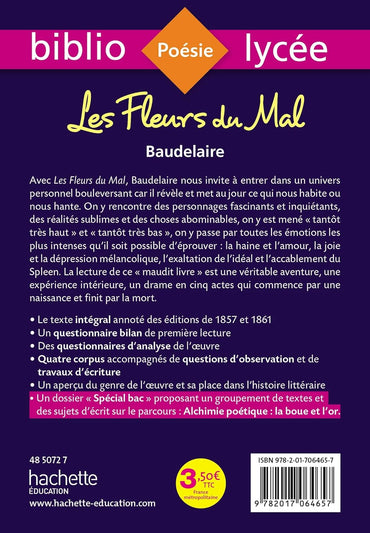 Bibliolycée - Les Fleurs du mal, Charles Baudelaire