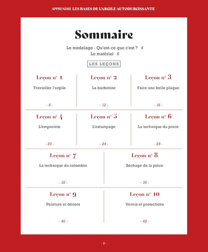 Apprendre les bases de l'argile autodurcissante en 10 leçons