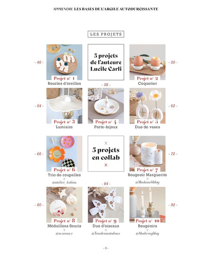 Apprendre les bases de l'argile autodurcissante en 10 leçons