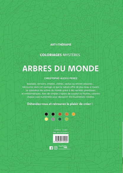 Coloriages mystères - Arbres du monde