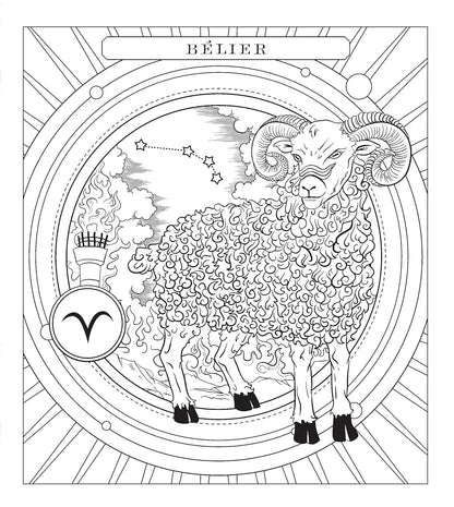 Astrologie - Livre de coloriage