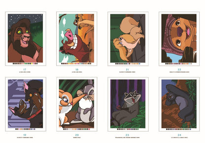 Coloriages mystères Disney - Bestiaire