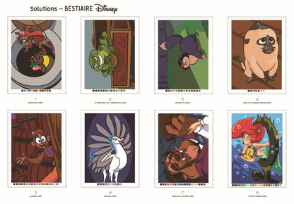 Coloriages mystères Disney - Bestiaire