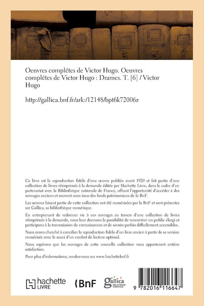Oeuvres complétes de Victor Hugo. Oeuvres complétes de Victor Hugo : Drames T06