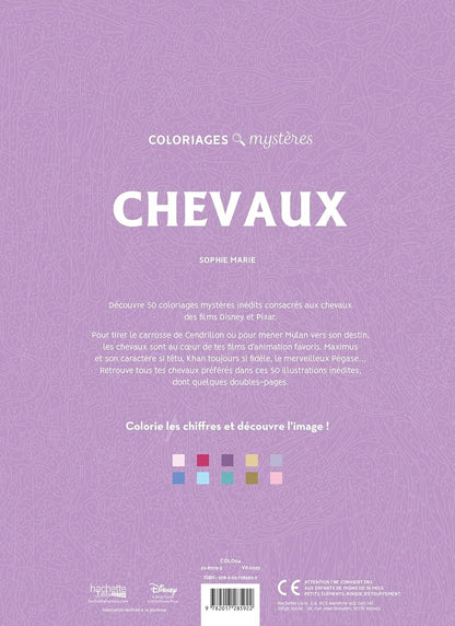 Coloriages mystères Disney - Chevaux