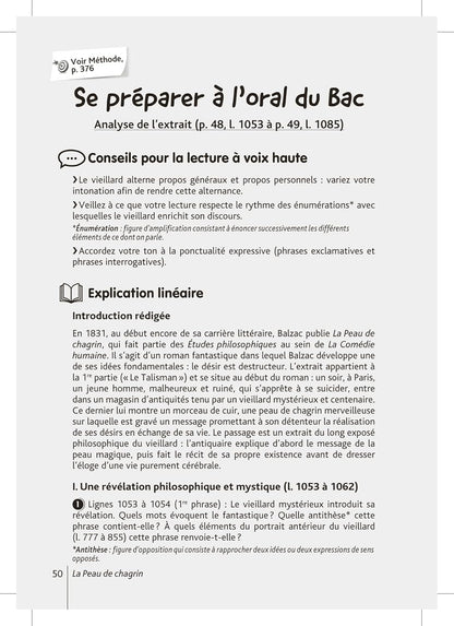 BiblioLycée - La Peau de chagrin, Balzac (BAC 1re générale) - BAC 2026