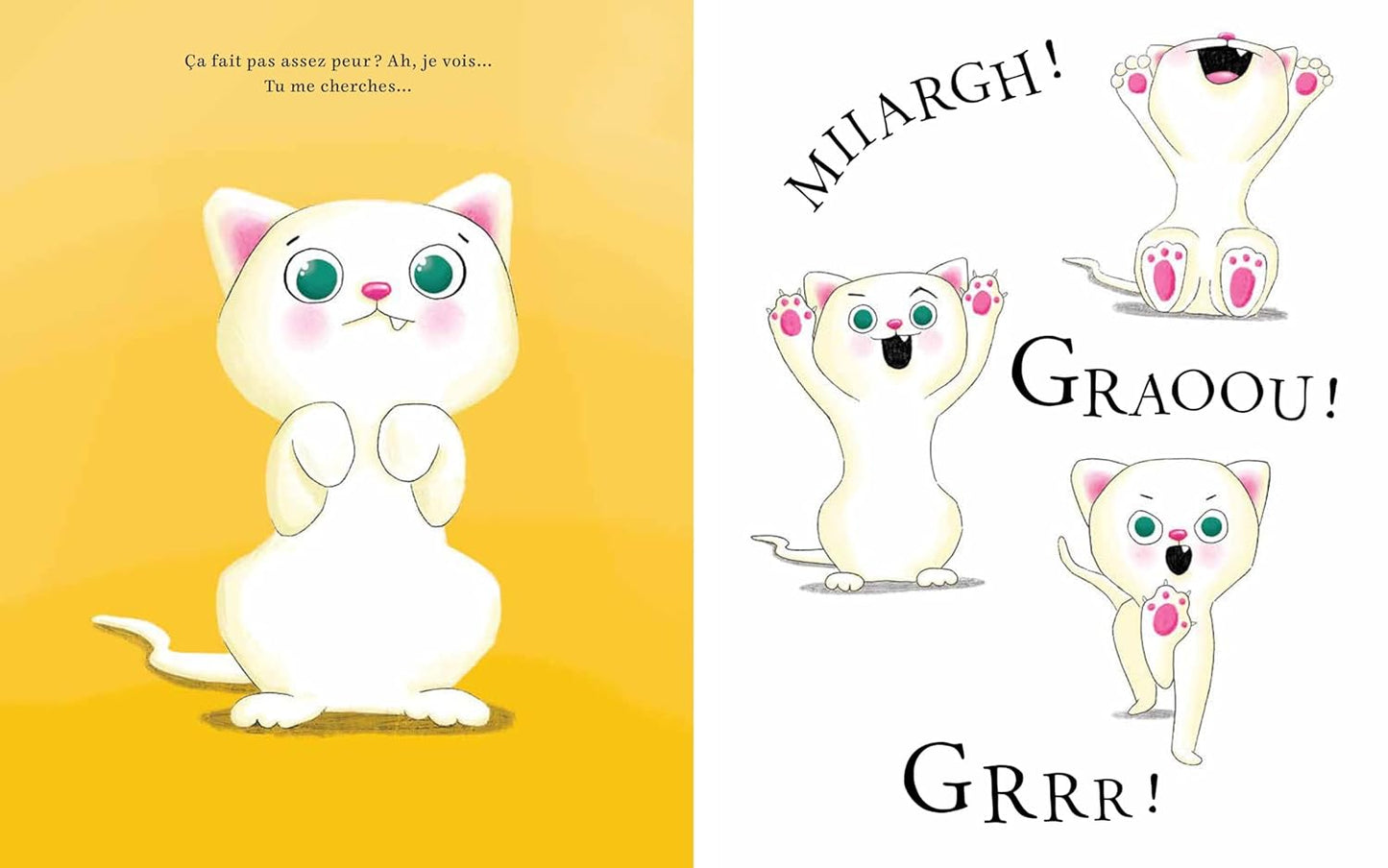 L'abominable chaton qui fait très peur !