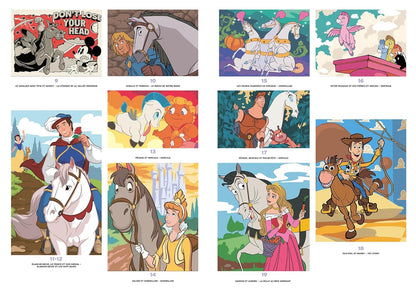 Coloriages mystères Disney - Chevaux