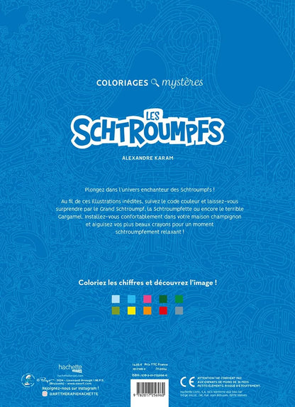 Coloriages mystères - Schtroumpfs