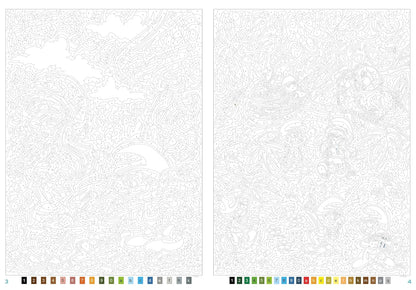 Coloriages mystères - Schtroumpfs