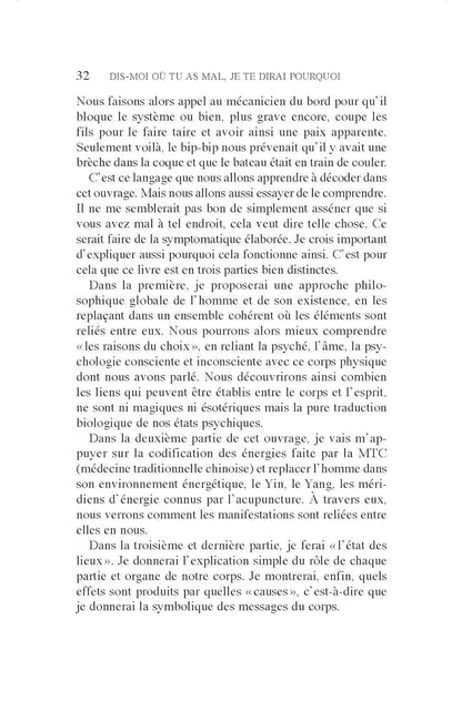 Dis-moi où tu as mal, je te dirai pourquoi - Edition collector