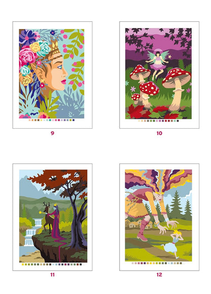 Coloriages mystères - Contes de fées