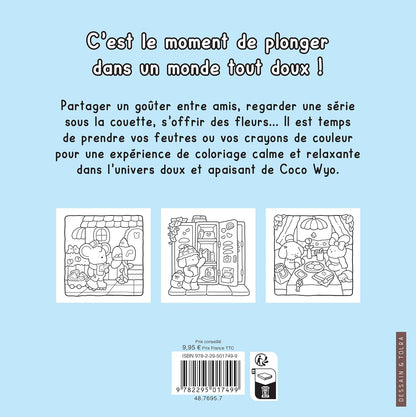 Ma petite vie cosy - Coco Wyo - Coloriages mignons et cocooning - Cosy colo