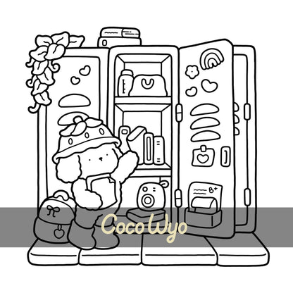 Ma petite vie cosy - Coco Wyo - Coloriages mignons et cocooning - Cosy colo