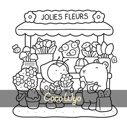 Ma petite vie cosy - Coco Wyo - Coloriages mignons et cocooning - Cosy colo
