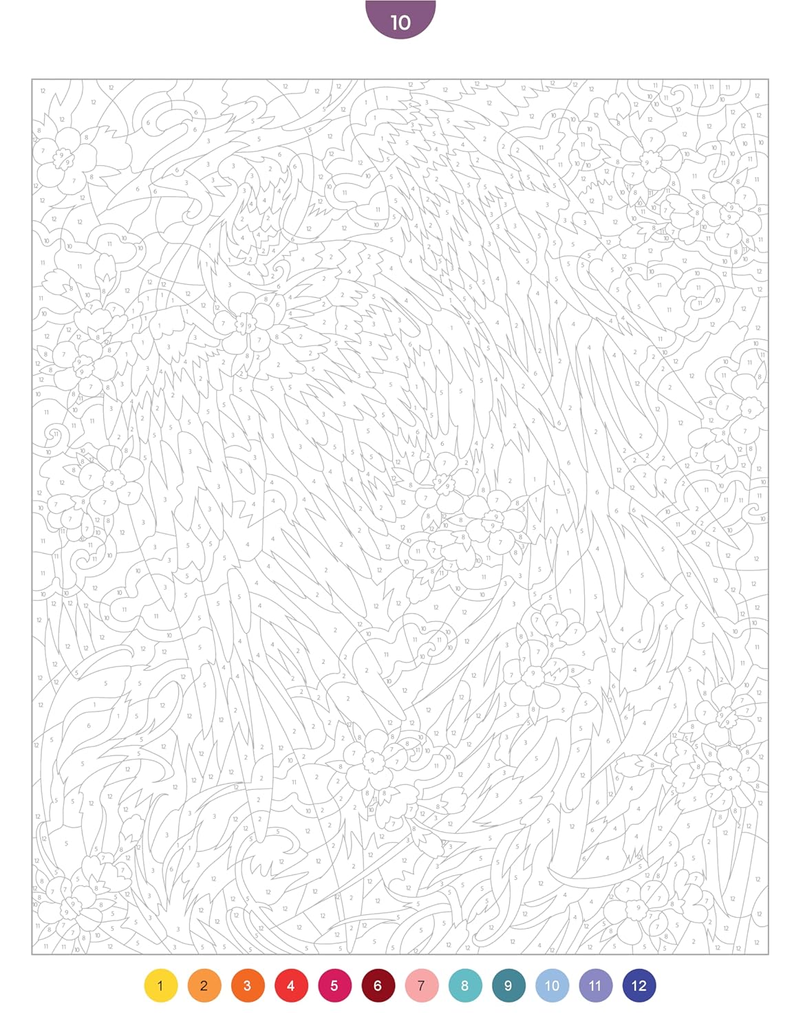 Créatures fantastiques - 45 coloriages mystères