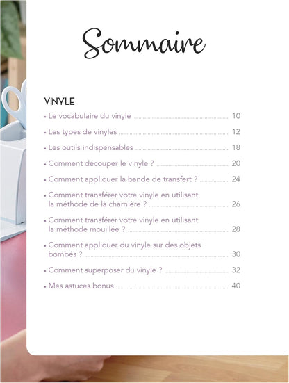 Les matériaux Cricut - La compilation