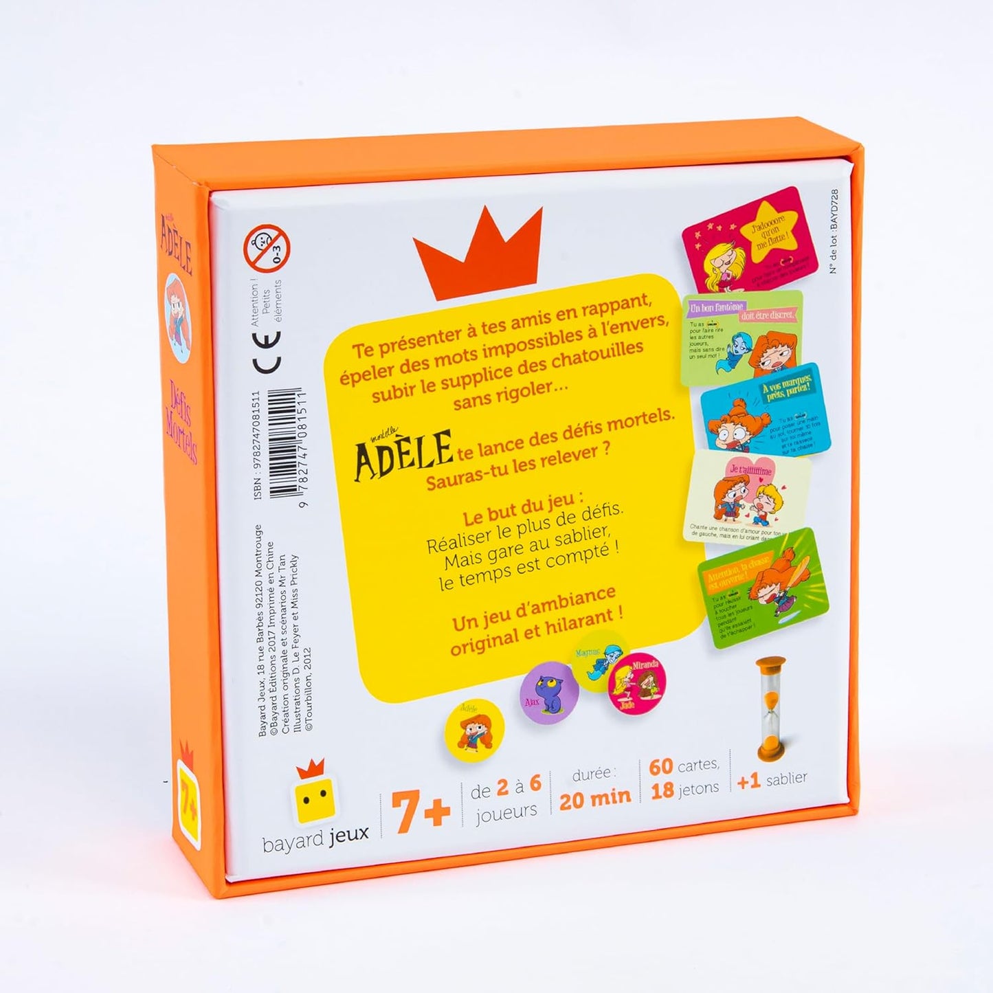 Jeu Mortelle Adèle - Défis mortels