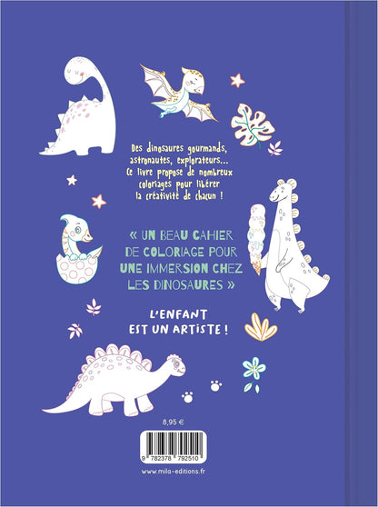 Mon beau carnet de coloriage : Dinosaures