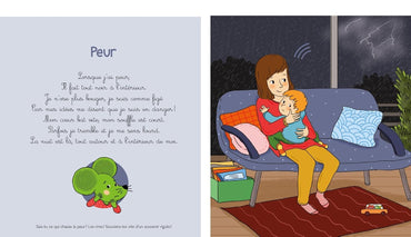 Le livre sonore de mes émotions - Livre sonore avec 6 puces - Dès 1 an