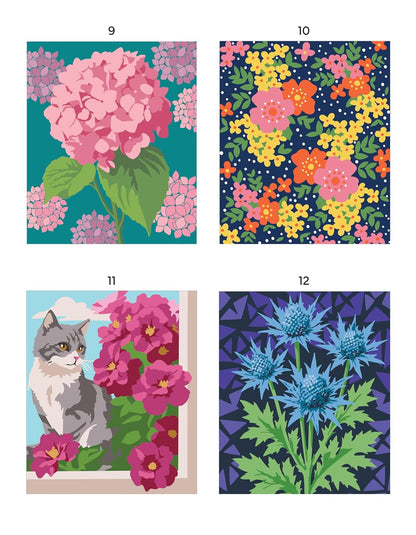 Évasion florale - 45 coloriages mystères