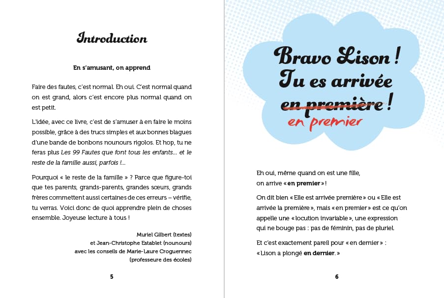 Les 99 fautes que font tous les enfants...