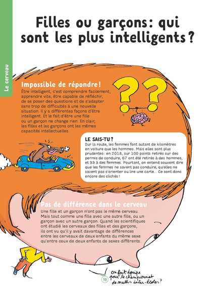 Cahier pas bête, l'égalité filles garçons