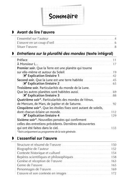 BiblioLycée - Entretiens sur la pluralité des mondes, Fontenelle - BAC 2026