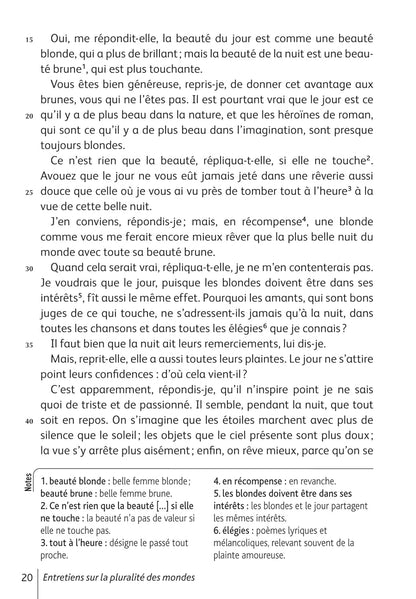 BiblioLycée - Entretiens sur la pluralité des mondes, Fontenelle - BAC 2026