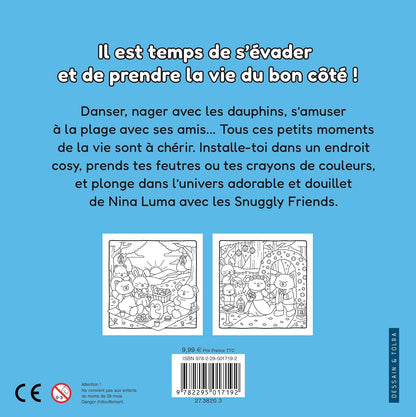 Snuggly friends - Les bons moments de la vie - Coloriages mignons et cocooning - Cosy colo